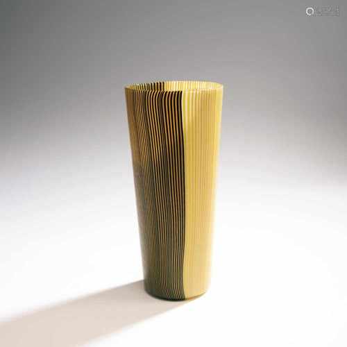 Carlo Scarpa, 'Tessuto bicolore' vase, c. 1945-48'Tessuto bicolore' vase, c. 1945-48Model no.