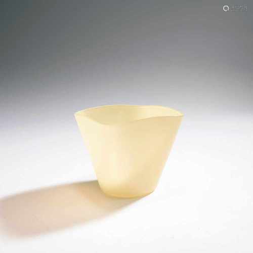 Carlo Scarpa, 'Inciso' vase, 1940s'Inciso' vase, 1940sOn round stand zone, expanding to the four-