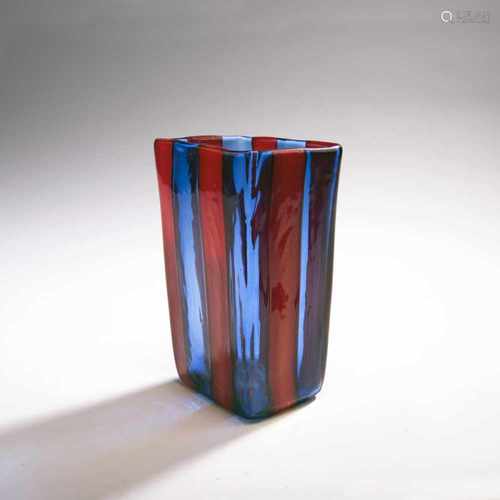 Gio Ponti, 'A fasce verticale' vase, 1950s'A fasce verticale' vase, 1950sH. 16 cm. Execution: Venini