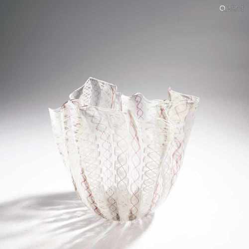 Fulvio Bianconi, 'Fazzoletto' vase, c. 1950'Fazzoletto' vase, c. 1950H. 21 cm. Made by Venini & C.