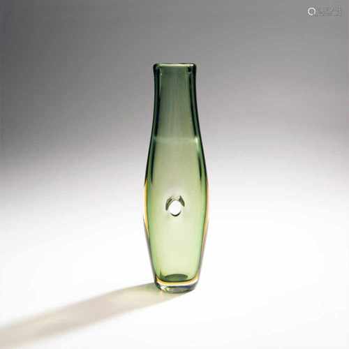 Fulvio Bianconi, 'Forato' vase, 1951'Forato' vase, 1951Strongly flattened drop shape with an