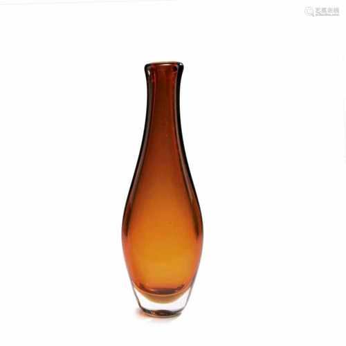 Fulvio Bianconi, 'Sommerso' vase, c. 1951'Sommerso' vase, c. 1951Strongly flattened drop shape. H.