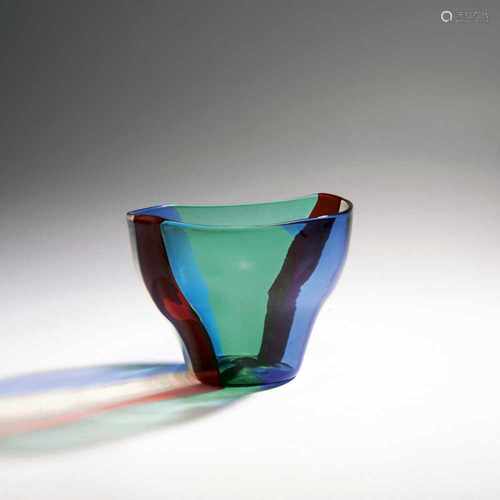 Fulvio Bianconi, 'A fasce verticali', c. 1951'A fasce verticali', c. 1951'A fasce verticali' vase,