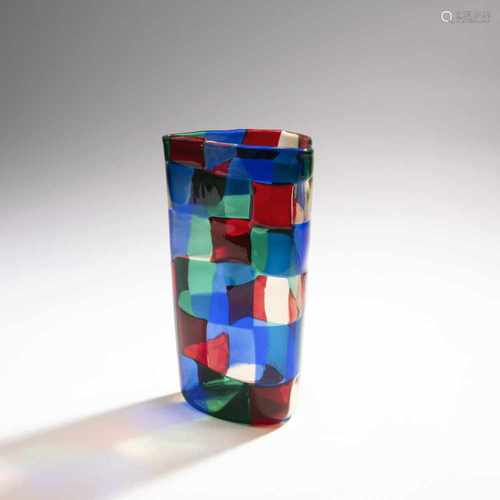 Fulvio Bianconi, 'Pezzato' vase, c. 1951'Pezzato' vase, c. 1951H. 21.2 cm. Made by Venini & C. Fused