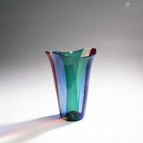 Fulvio Bianconi, 'A fasce verticali' vase c. 1951'A fasce verticali' vase c. 1951Model No. 4407.