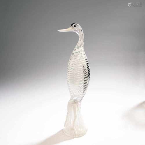 Fulvio Bianconi, 'Gru', 1953'Gru', 1953Crane. H. 39.5 cm. Made by Venini & C. Colorless glass with