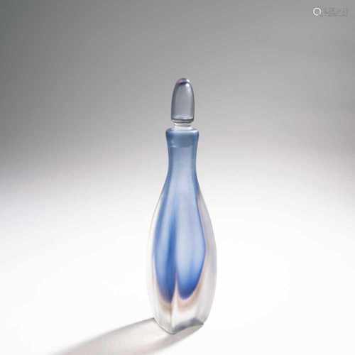 Paolo Venini, Bottle with stopper 'Inciso', 1956Bottle with stopper 'Inciso', 1956H. 31 cm.