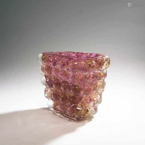 Ercole Barovier, 'Lenti' vase, 1940'Lenti' vase, 1940H. 22,5 cm. Made by Barovier & Toso. Cased