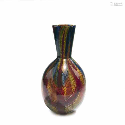 Ercole Barovier, Vase 'Oriente', a 1940Vase 'Oriente', a 1940Egg-shaped body with a slender funnel