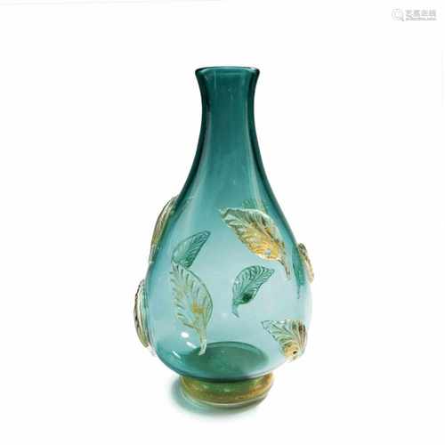 Ercole Barovier, 'Autunnale' vase, c. 1958'Autunnale' vase, c. 1958Drop shape on round stand. H.