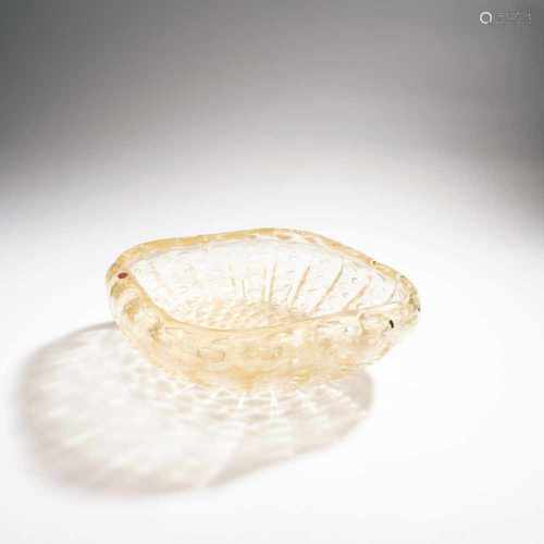 Archimede Seguso, 'Cordonato oro' bowl, c. 1950'Cordonato oro' bowl, c. 195027 x 27 cm. Colorless