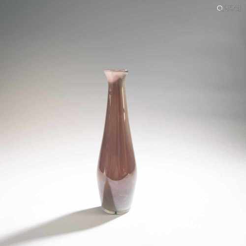 Flavio Poli, 'Peso' vase, 1939'Peso' vase, 1939H. 32.5 cm. Made by Seguso Vetri d'Arte. Cased glass,