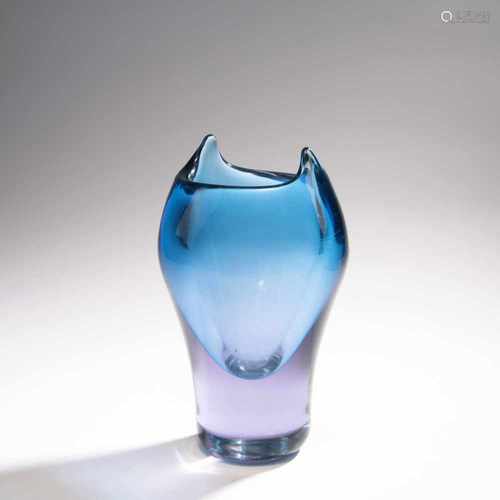 Flavio Poli, 'Sommerso' vase, c. 1962'Sommerso' vase, c. 1962H. 27 cm. Made by Seguso Vetri d'