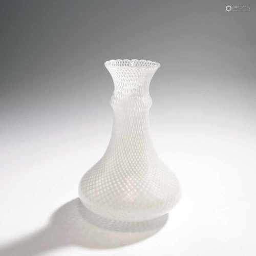 Dino Martens, 'Filigrana doppia' vase c. 1940'Filigrana doppia' vase c. 1940H. 24 cm. Execution: