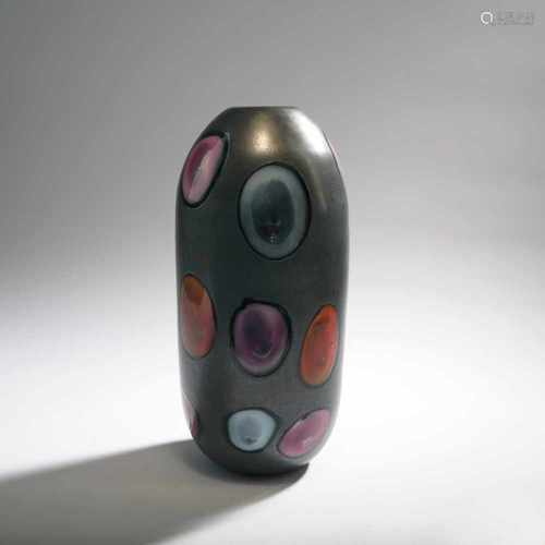 Ermanno Toso, 'Nerox' vase, c. 1961'Nerox' vase, c. 1961Oval shape. H. 34.5 cm. Execution: