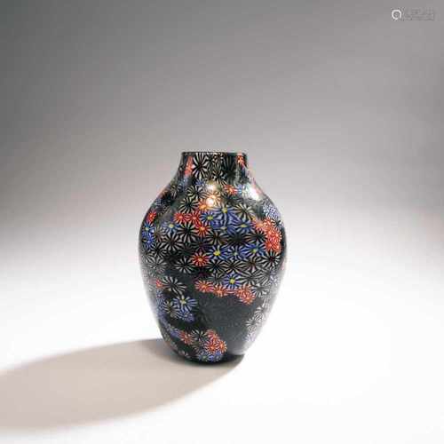 Ermanno Toso, 'Murrine kiku' vase, 1964'Murrine kiku' vase, 1964H. 24 cm. Execution: Fratelli