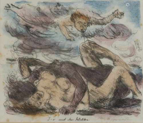 Lovis Corinth (Tappian i. Ostpreußen 1858 - 1925 Zandvoort), 'Io with Cloud' from the portfolio 'The