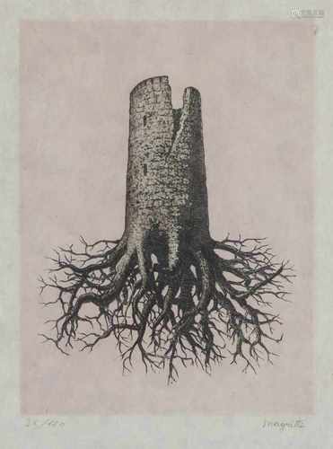 René Magritte, 'La folie almager' or 'l'arbre Rose', 1968'La folie almager' or 'l'arbre Rose',