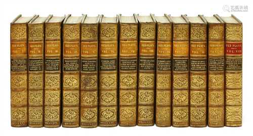 BINDING: 1- A Select collection of Old Plays, in 12 vols.