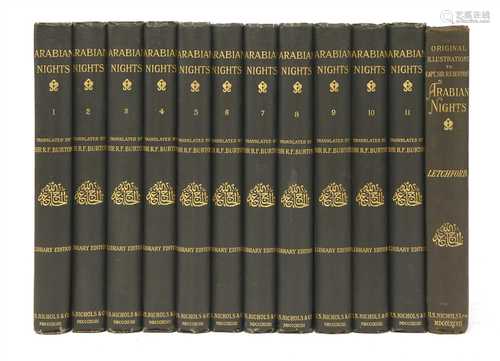 BINDING: Burton, R F (Trasl.); A. Letchford (ill.): The Book of the Thousand Nights and a Night.