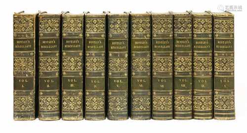 BINDING: Bentley’s Miscellany. Vols. 1-10.