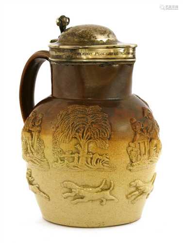 A William IV Mortlake-type jug,