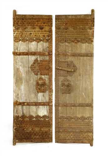 A pair of South East Asian doors,