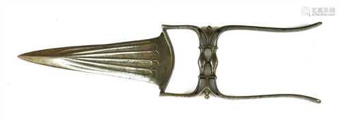 A steel push dagger (katar),