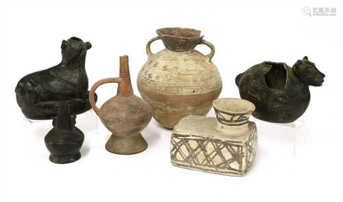 A collection of pre-Columbian pottery,