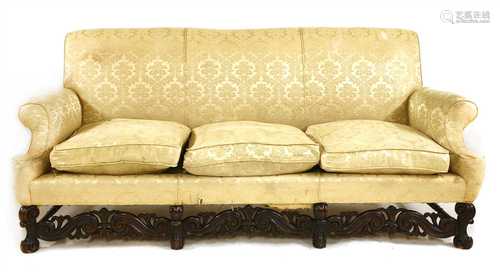 A William and Mary-style settee,