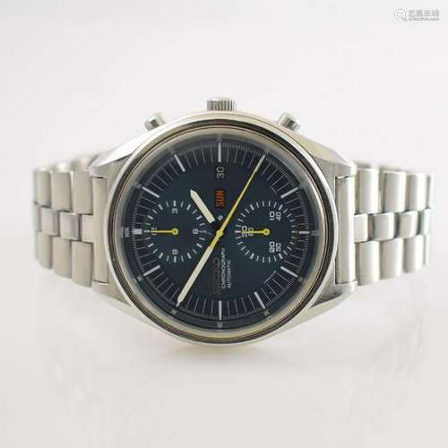 SEIKO gents wristwatch with chronograph in steel