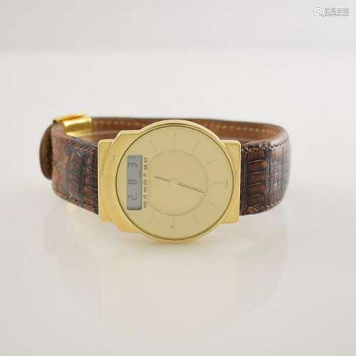 JUNGHANS Mega limited 14k yellow gold wristatch