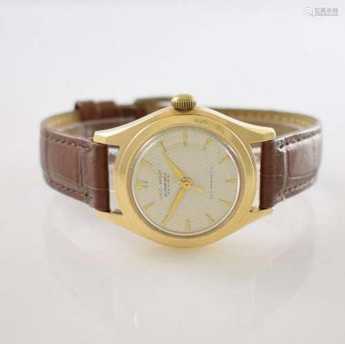 LACO heavy 14k yellow gold gents wristwatch