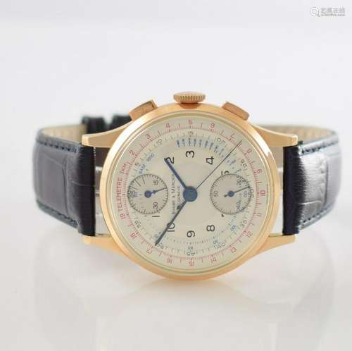 BAUME & MERCIER 18k gold intermediate wheel chronograph