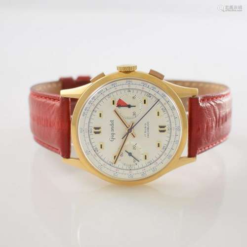 GIGANDET 18k yellow gold gents wristwatch