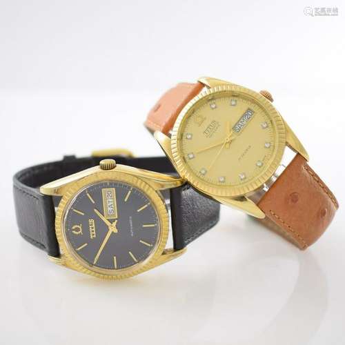 Set of 2 TITUS gents wristwatch