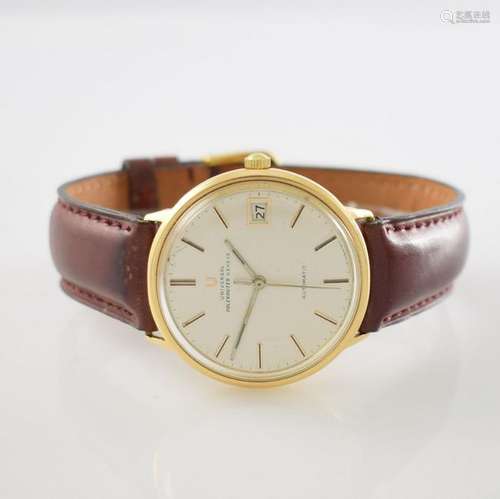 UNIVERSAL Geneve 18k pink gold gents wristwatch