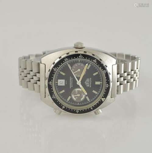 HEUER Autavia gents wristwatch in stainless steel