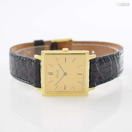 PIAGET fine 18k yellow gold wristwatch