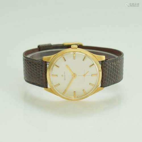 ZENITH classic 18k yellow gold gents wristwatch