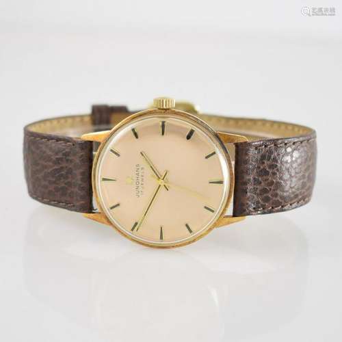 JUNGHANS 14k yellow gold gents wristwatch