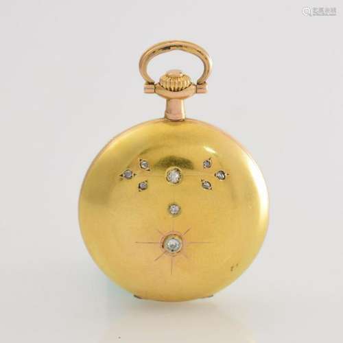 ALPINA Union Horlogere 14k gold ladies pocket watch