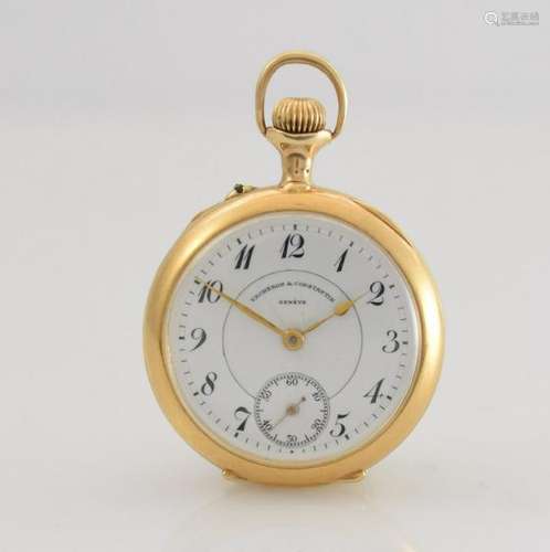 VACHERON & CONSTANTIN fine, 18k gold pocket watch