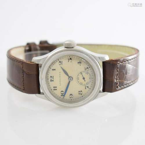 LONGINES 'Tre Tacche' wristwatch with screwed case back