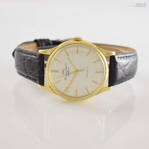 IWC 18k yellow gold gents wristwatch calibre 852