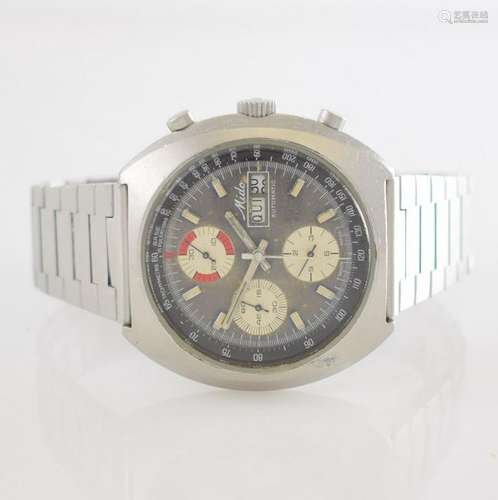 MIDO gents wristwatch with chronograph in stainless