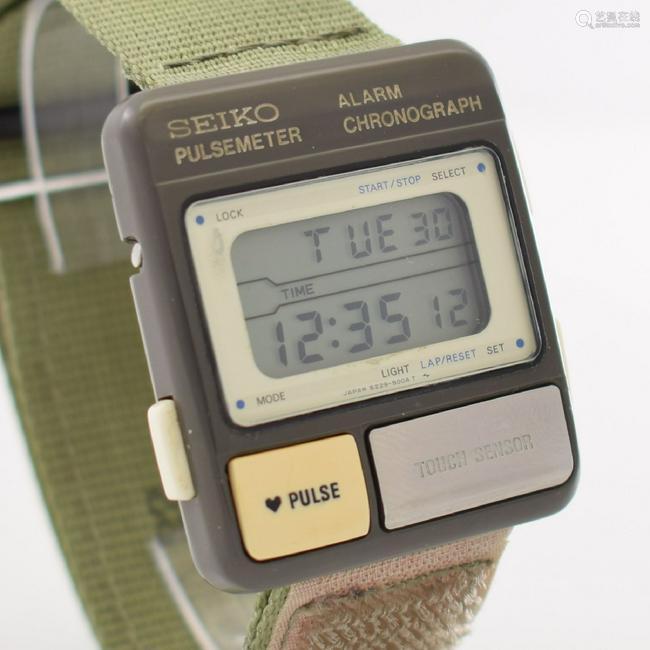 SEIKO Pulsemeter gents wristwatch－【Deal Price Picture】