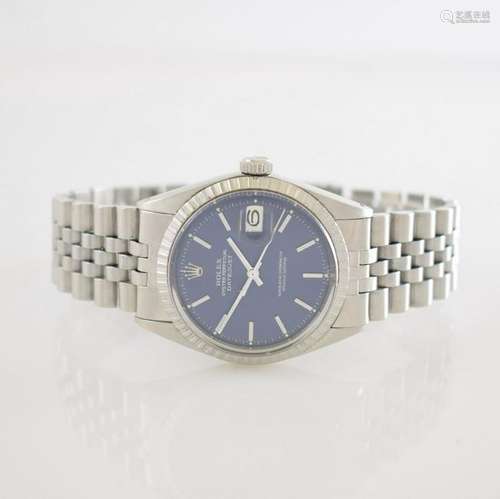 ROLEX Datejust gents wristwatch in stainless steel