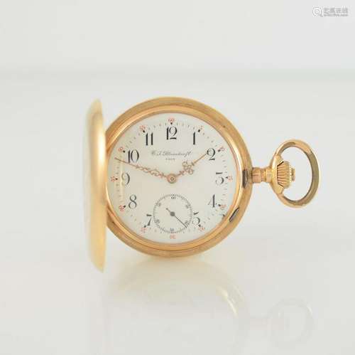 CELLINI/C.J.Bleienheuft Cöln 14k gold pocket watch