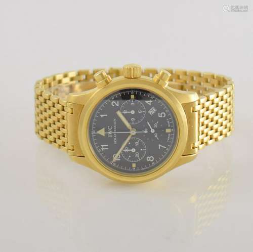 IWC 18k yellow gold wristwatch 'Der Fliegerchronograph'